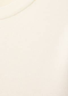 Short-sleeved fine-knit sweater — Ecru 7
