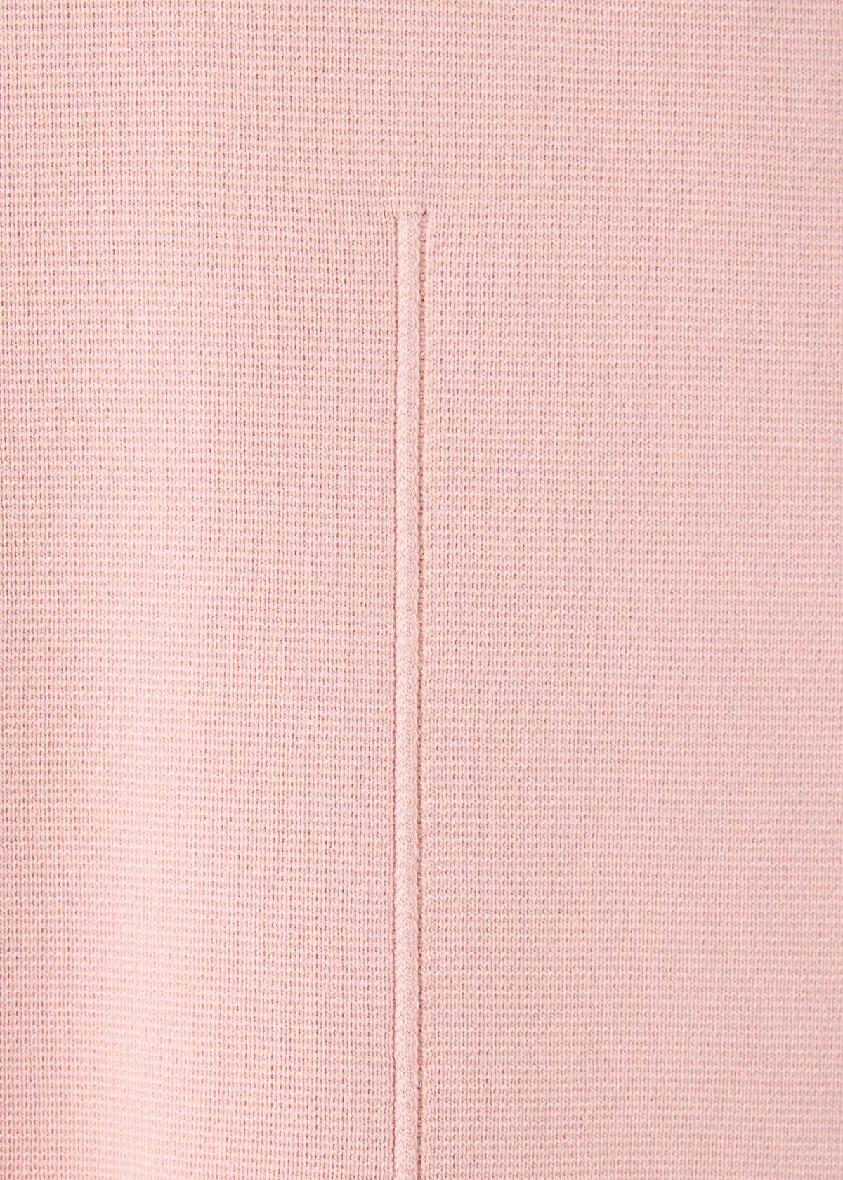 Short-sleeved fine-knit sweater — Light Pink