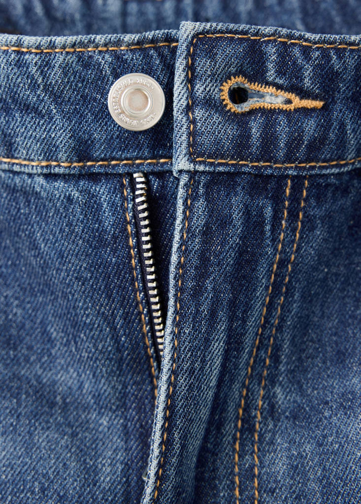 Matilda high-rise straight jeans — Dark Blue