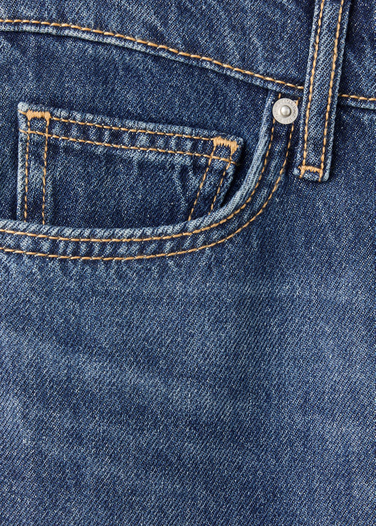 Matilda high-rise straight jeans — Dark Blue