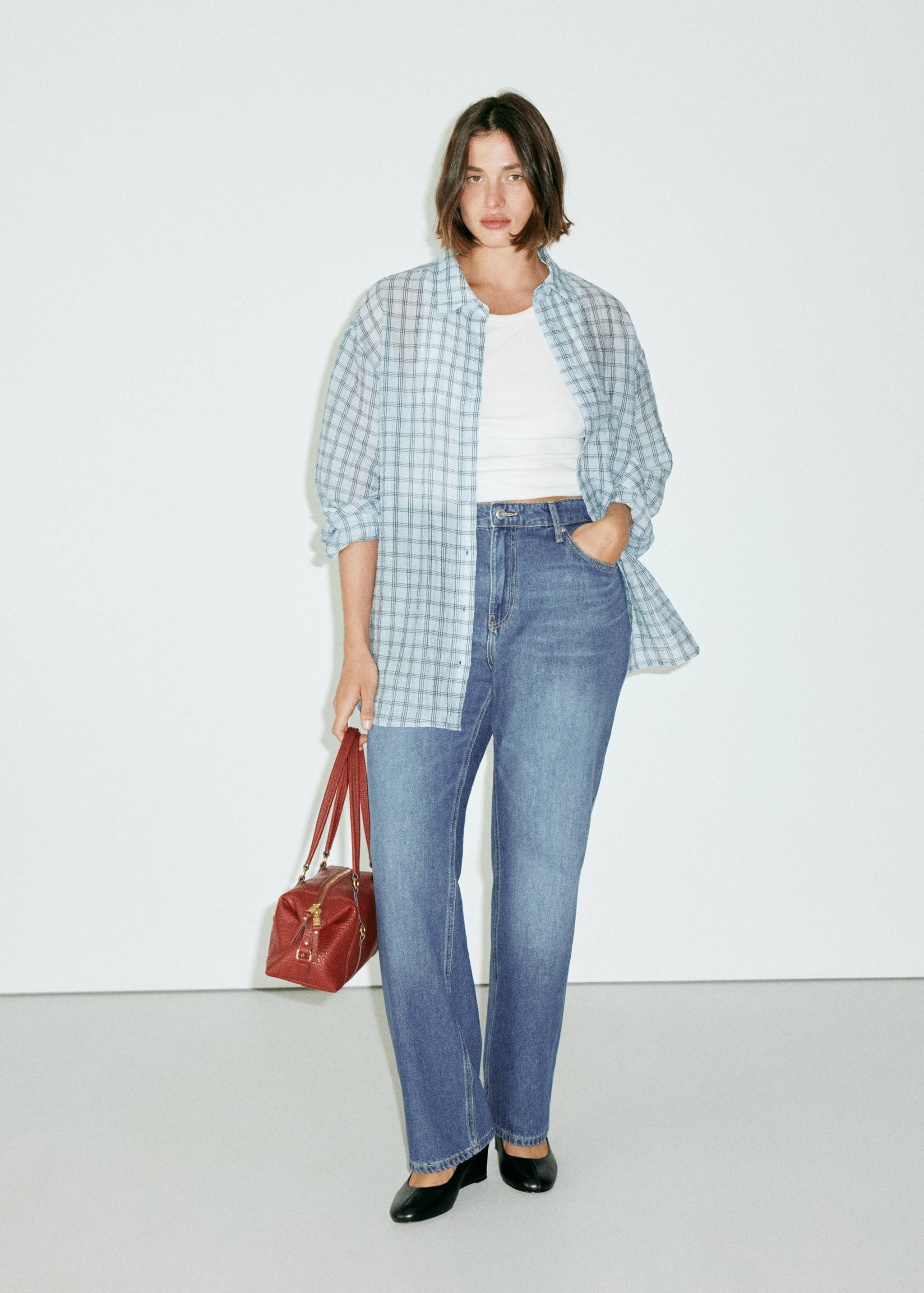 Matilda high-rise straight jeans - Details of the article 5