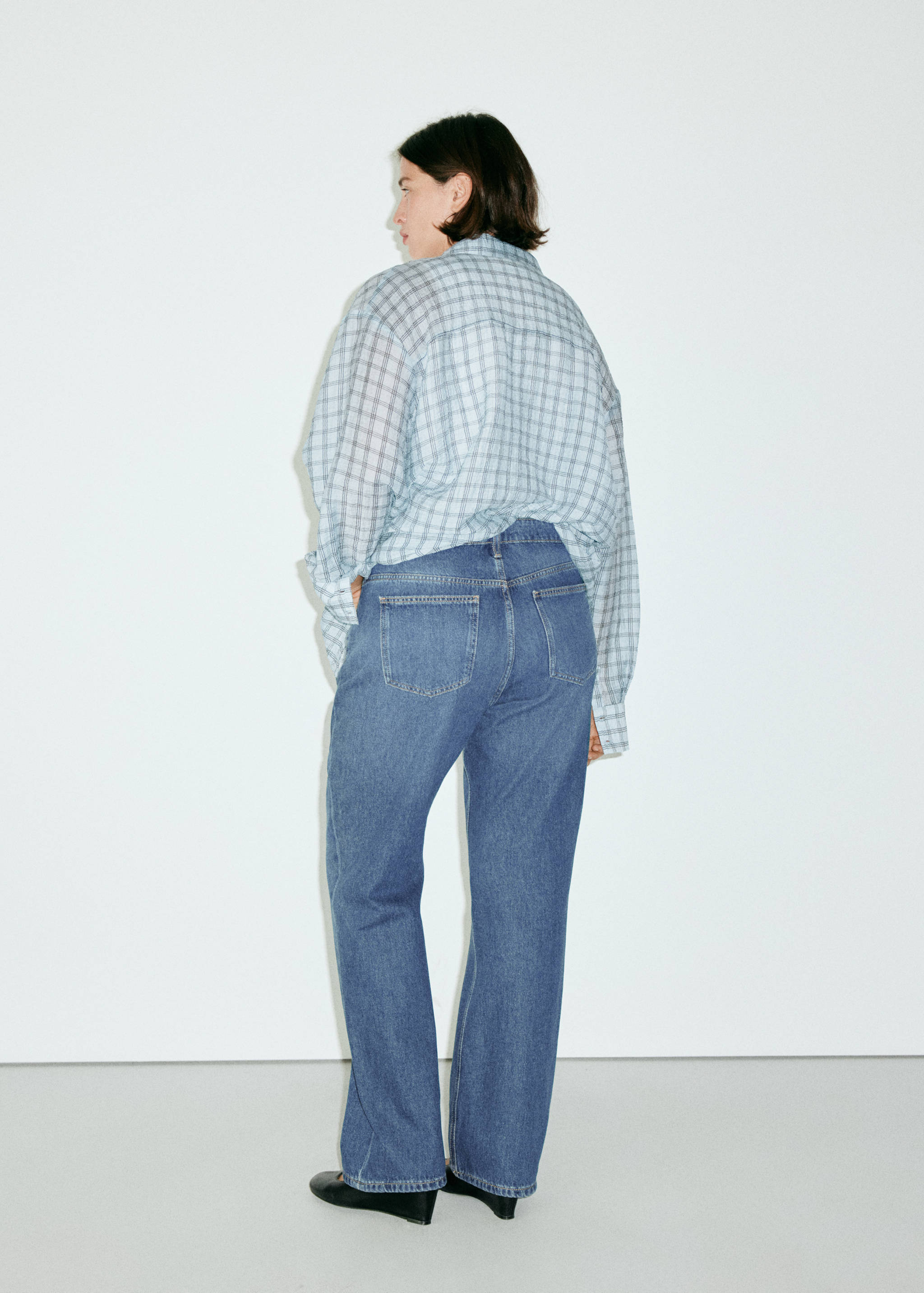 Matilda high-rise straight jeans - Details of the article 4
