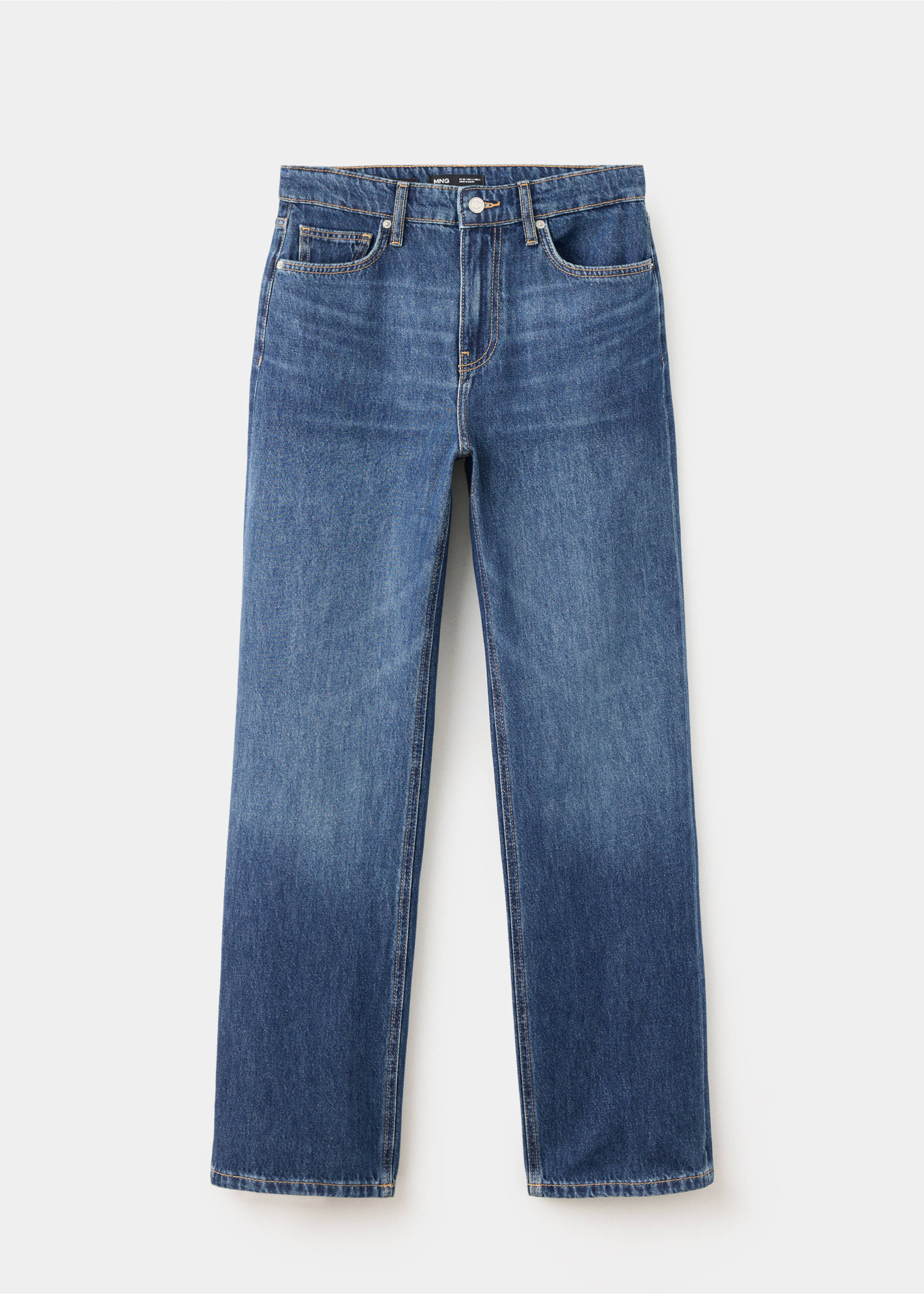 Matilda high-rise straight jeans - Article without model, Dark Blue. Ref: 37024121-00.
