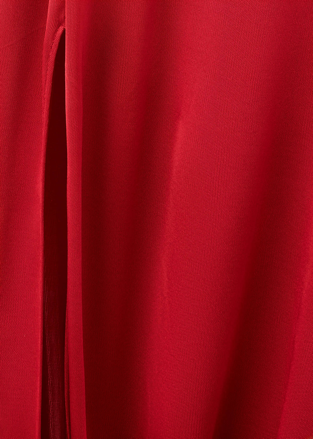 Strapless dress with layer detail — Red