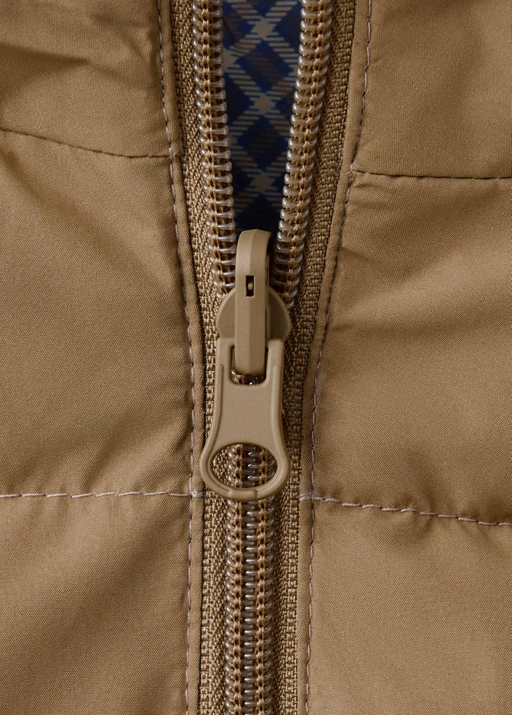 Reversible hooded gilet — Navy