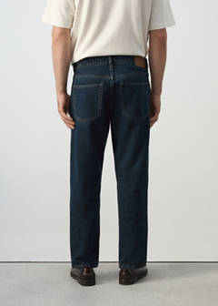Sammy cropped carrot fit jeans — Deep Dark Blue 3