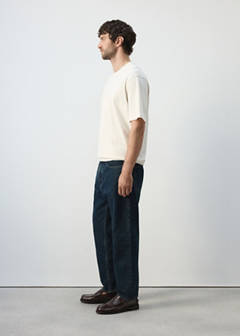 Sammy cropped carrot fit jeans — Deep Dark Blue 5