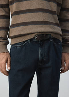 Sammy cropped carrot fit jeans — Deep Dark Blue 12