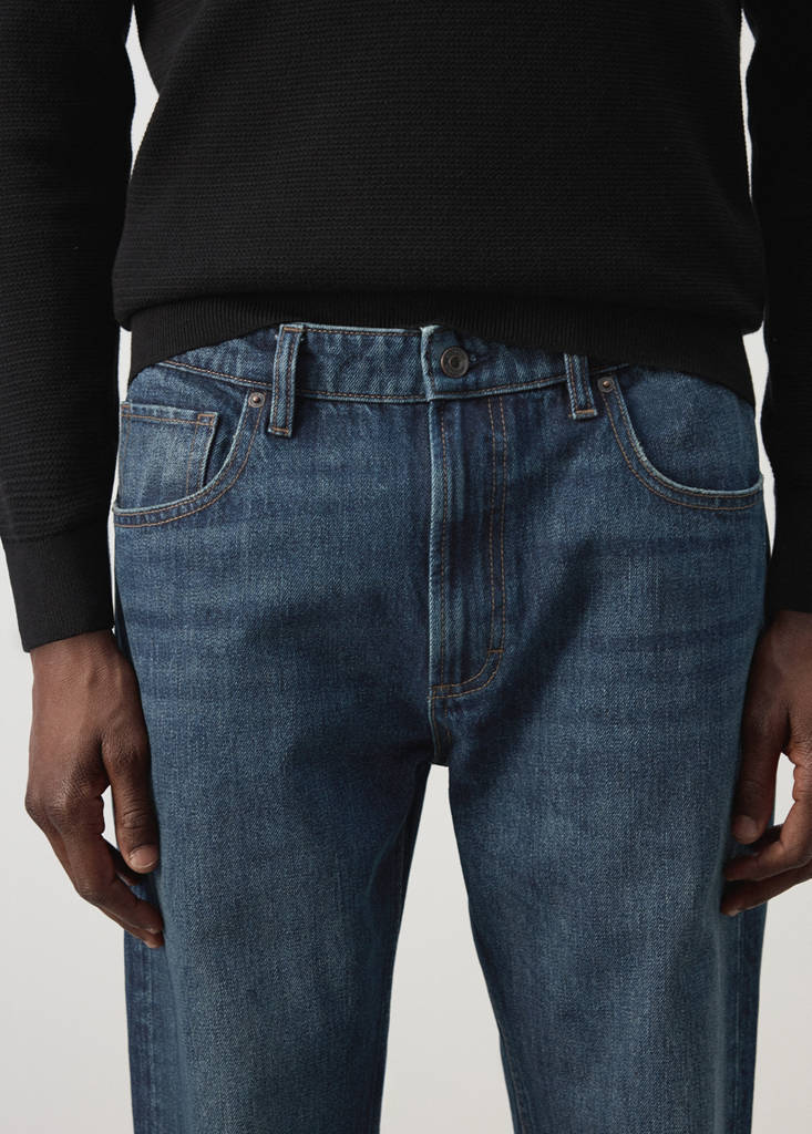 Light wash Moby relaxed fit jeans — Dark Blue