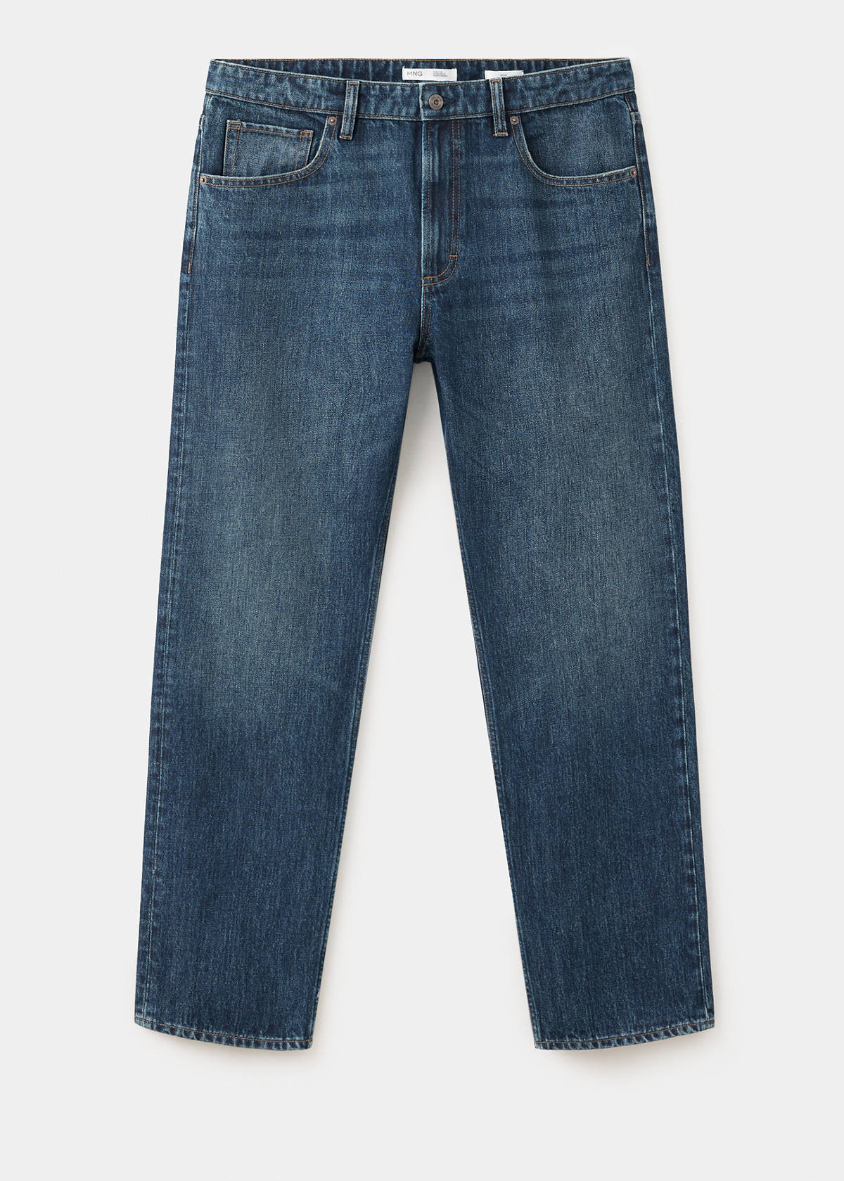 Light wash Moby relaxed fit jeans — Dark Blue