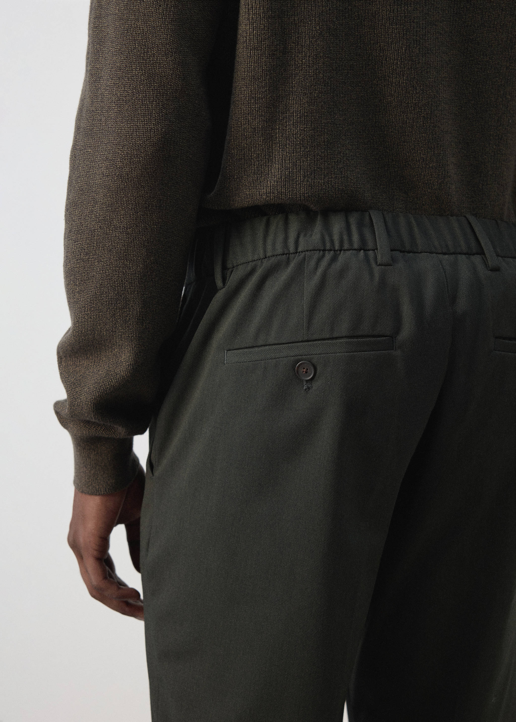 Bologna cropped slim-fit trousers - Details of the article 4