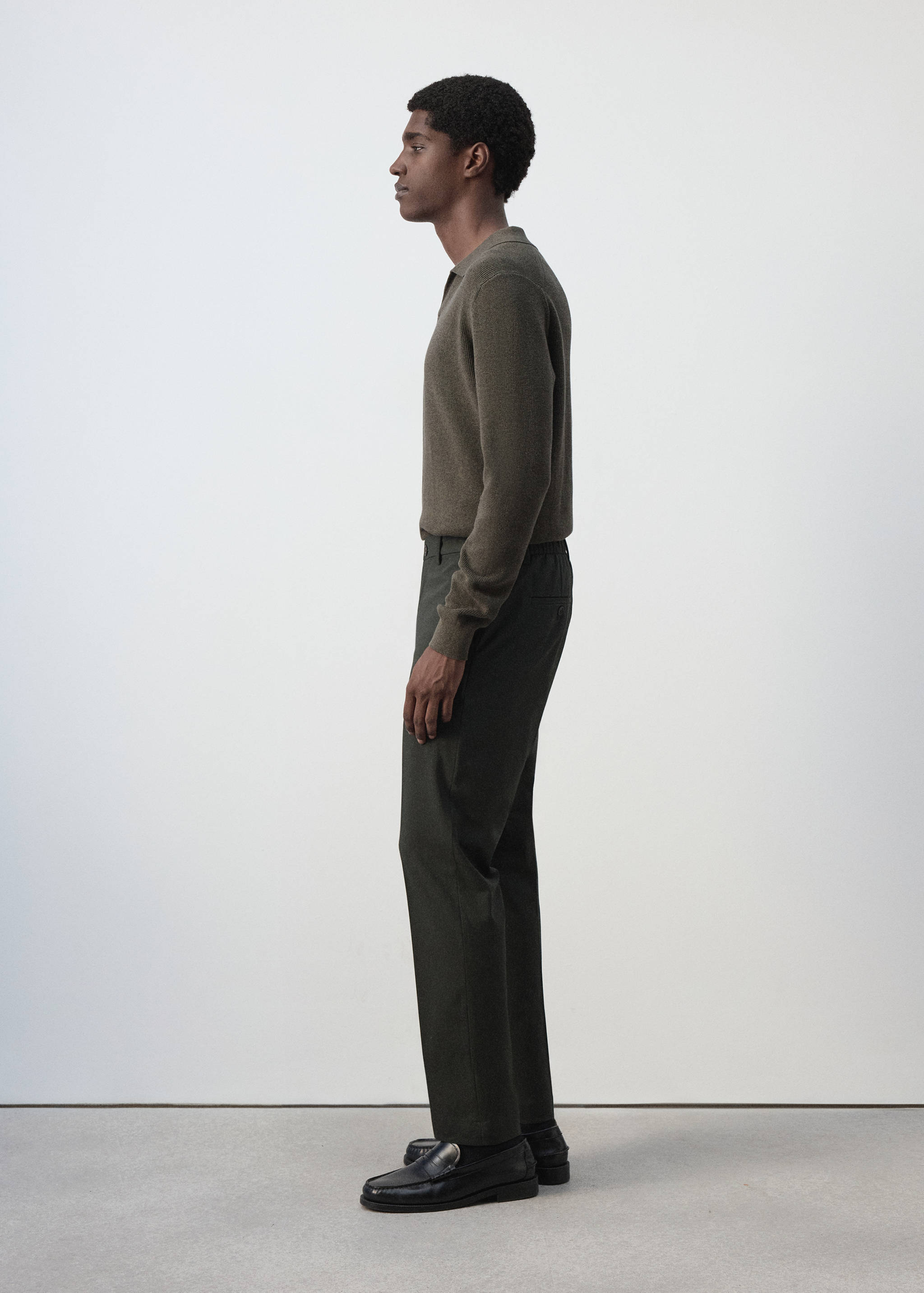 Bologna cropped slim-fit trousers - Details of the article 2