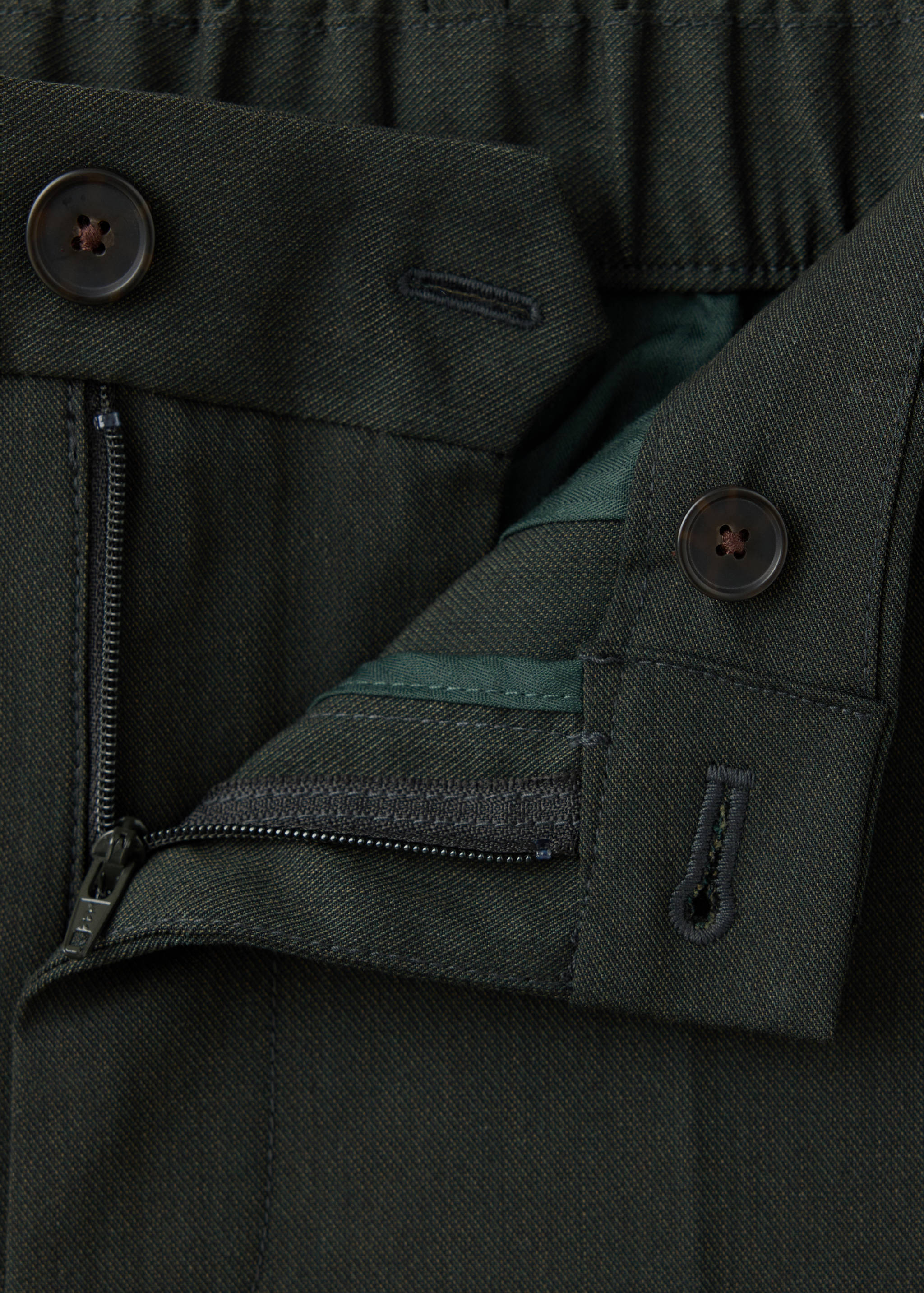 Bologna cropped slim-fit trousers - Details of the article 8