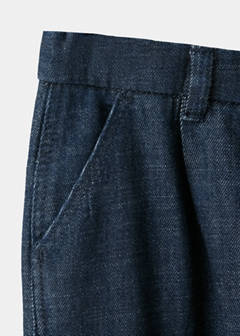 Pleated baggy jeans — Open Blue 6