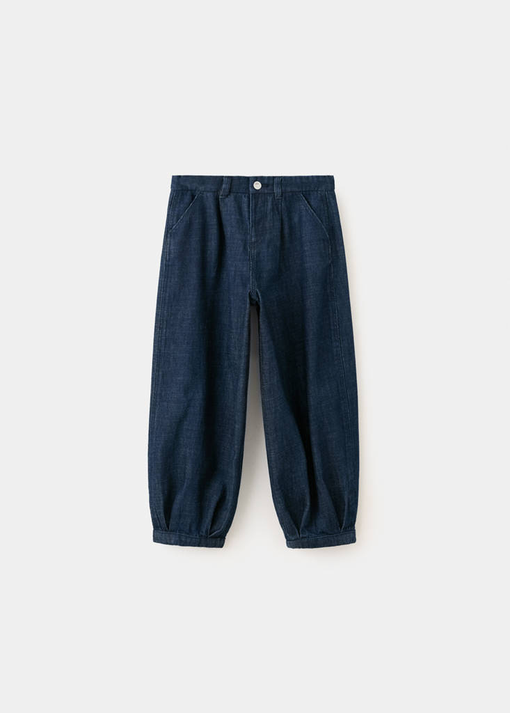 Pleated baggy jeans — Open Blue