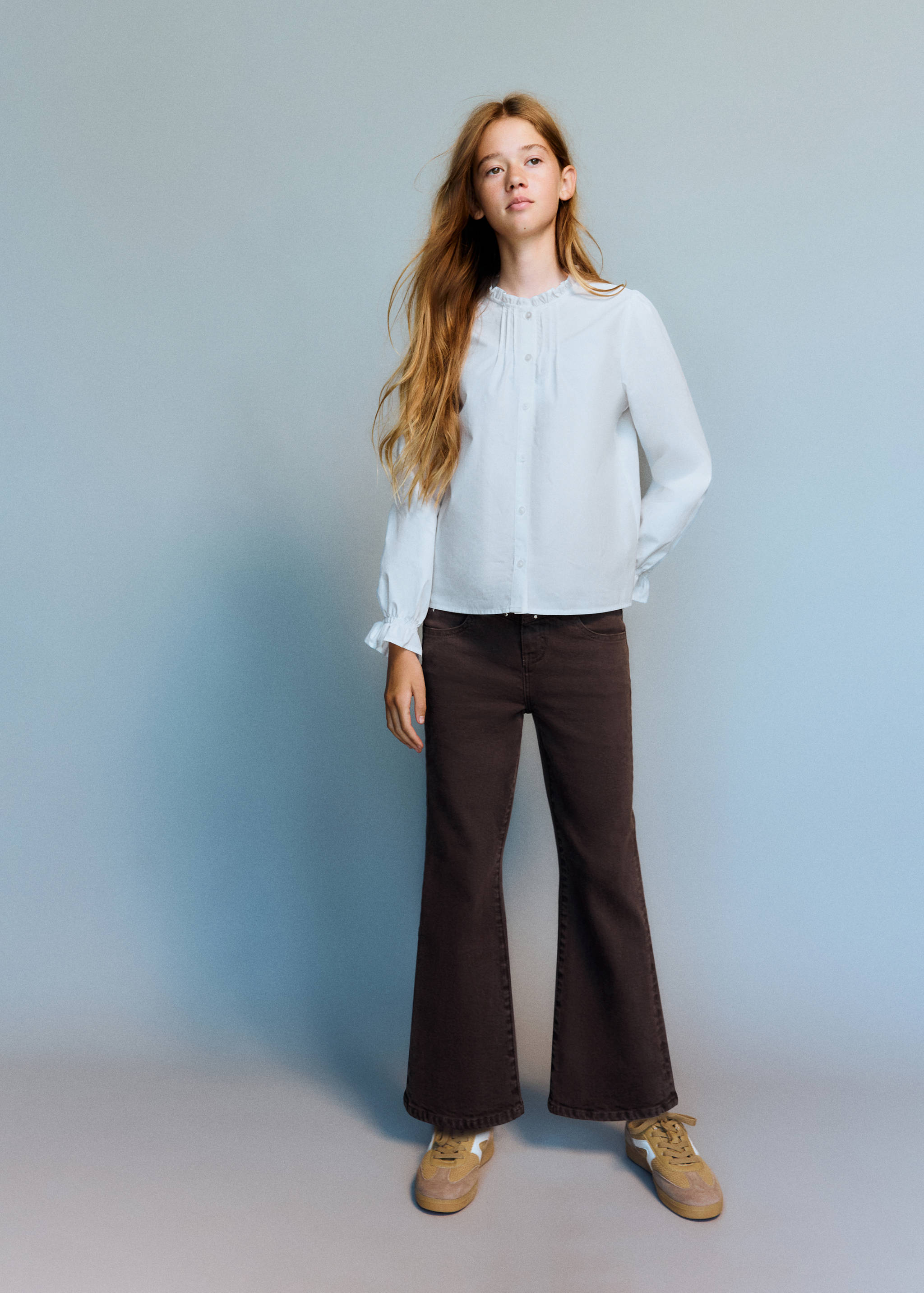 Straight-fit jeans with studs - General plane