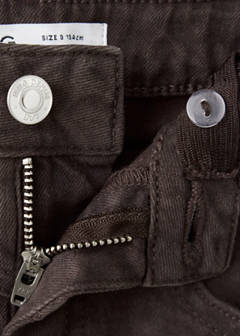 Straight-fit jeans with studs — Chocolate 4