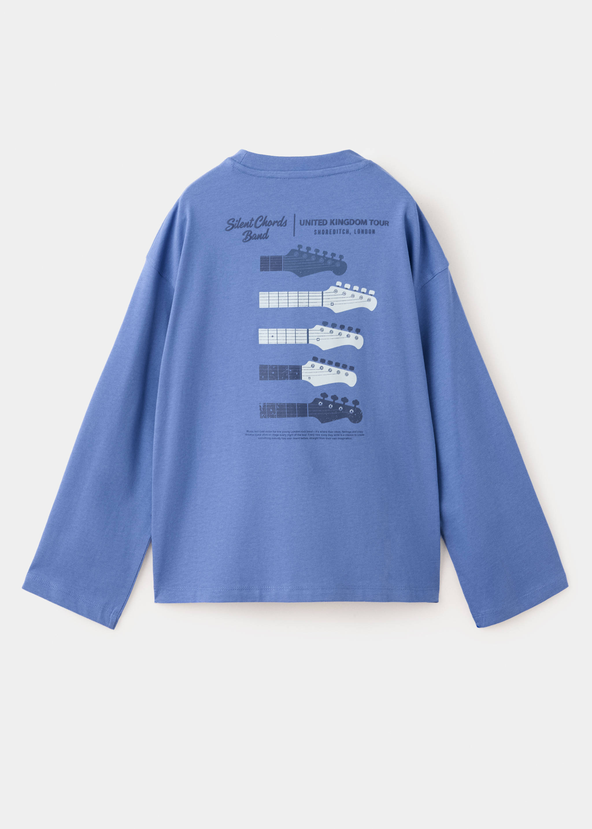 Printed cotton-blend t-shirt - Reverse of the article