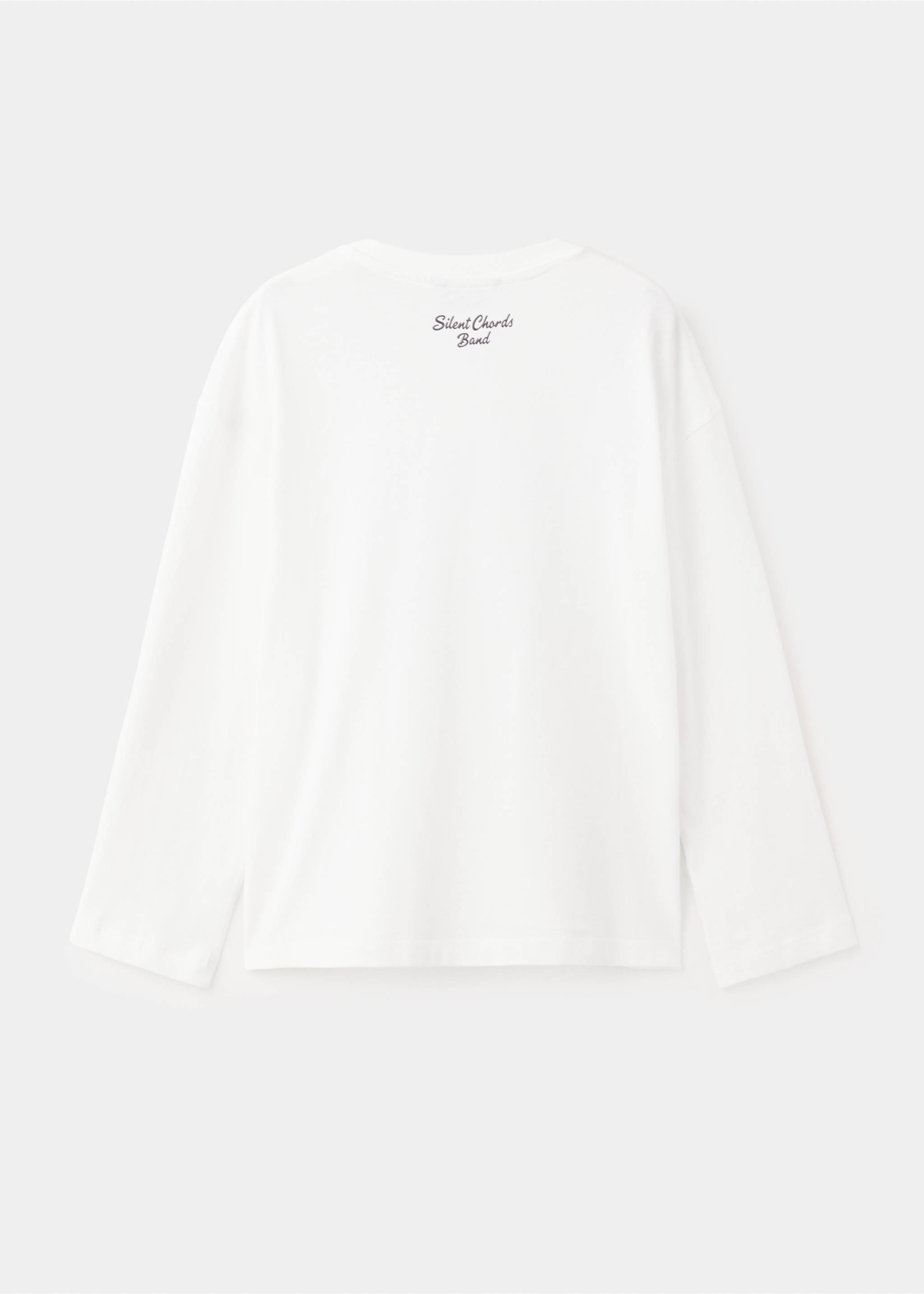 Oversize-Printshirt in Plus Size - Rückseite des Artikels, Weiß. Ref: 37024422-00.