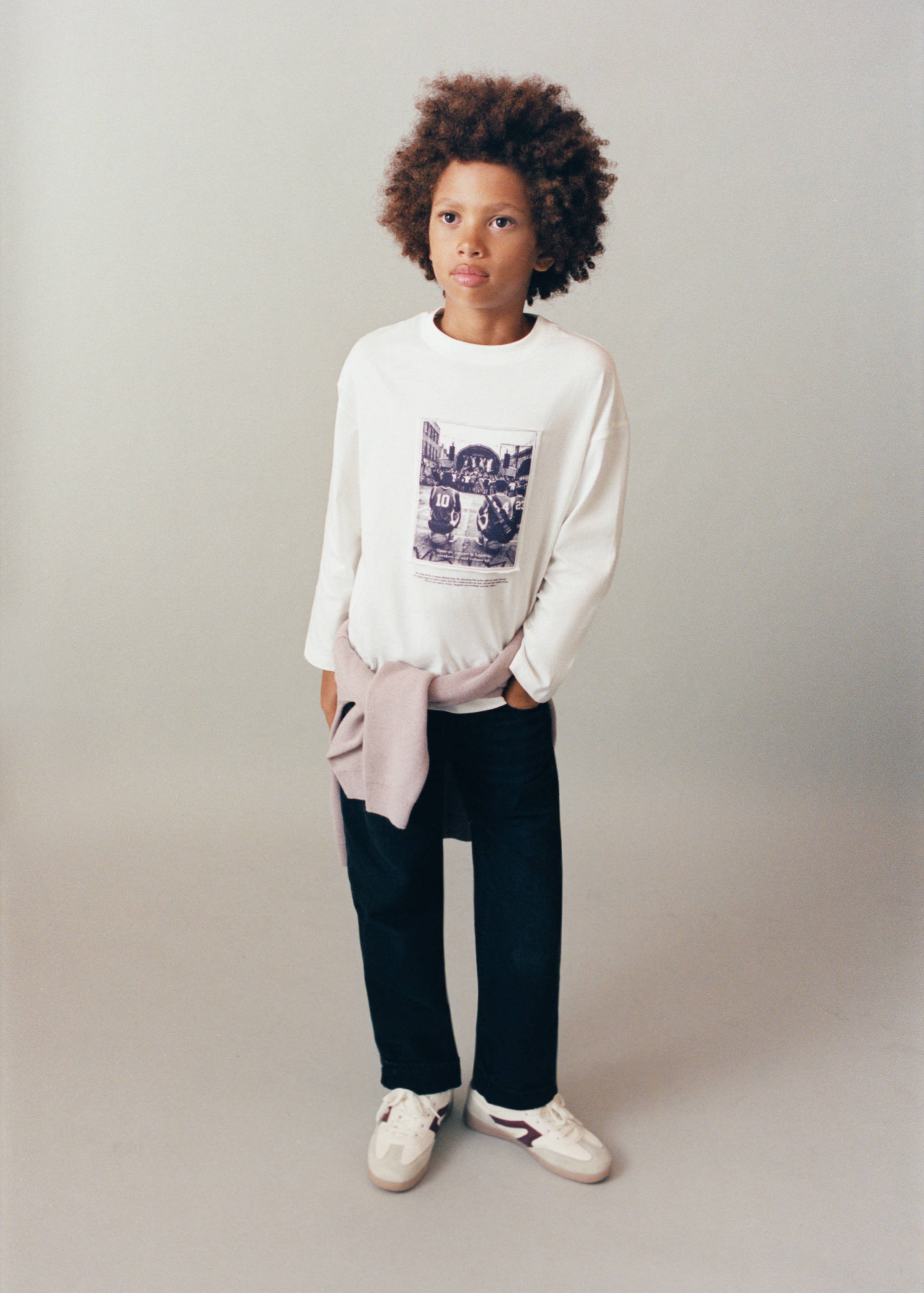 Oversized printed plus-size T-shirt - Details of the article 5