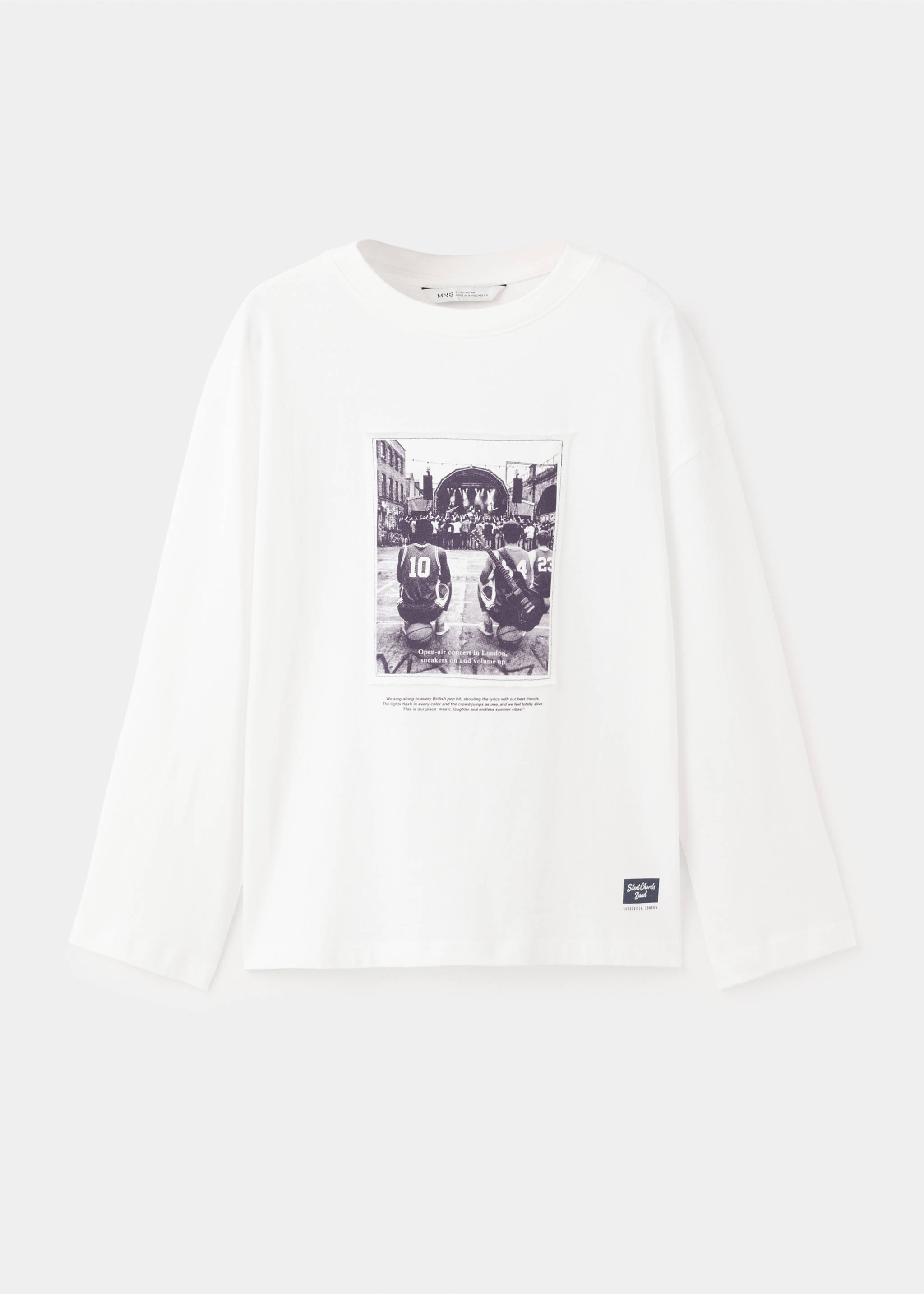 Oversize-Printshirt in Plus Size - Artikel ohne Model, Weiß. Ref: 37024422-00.