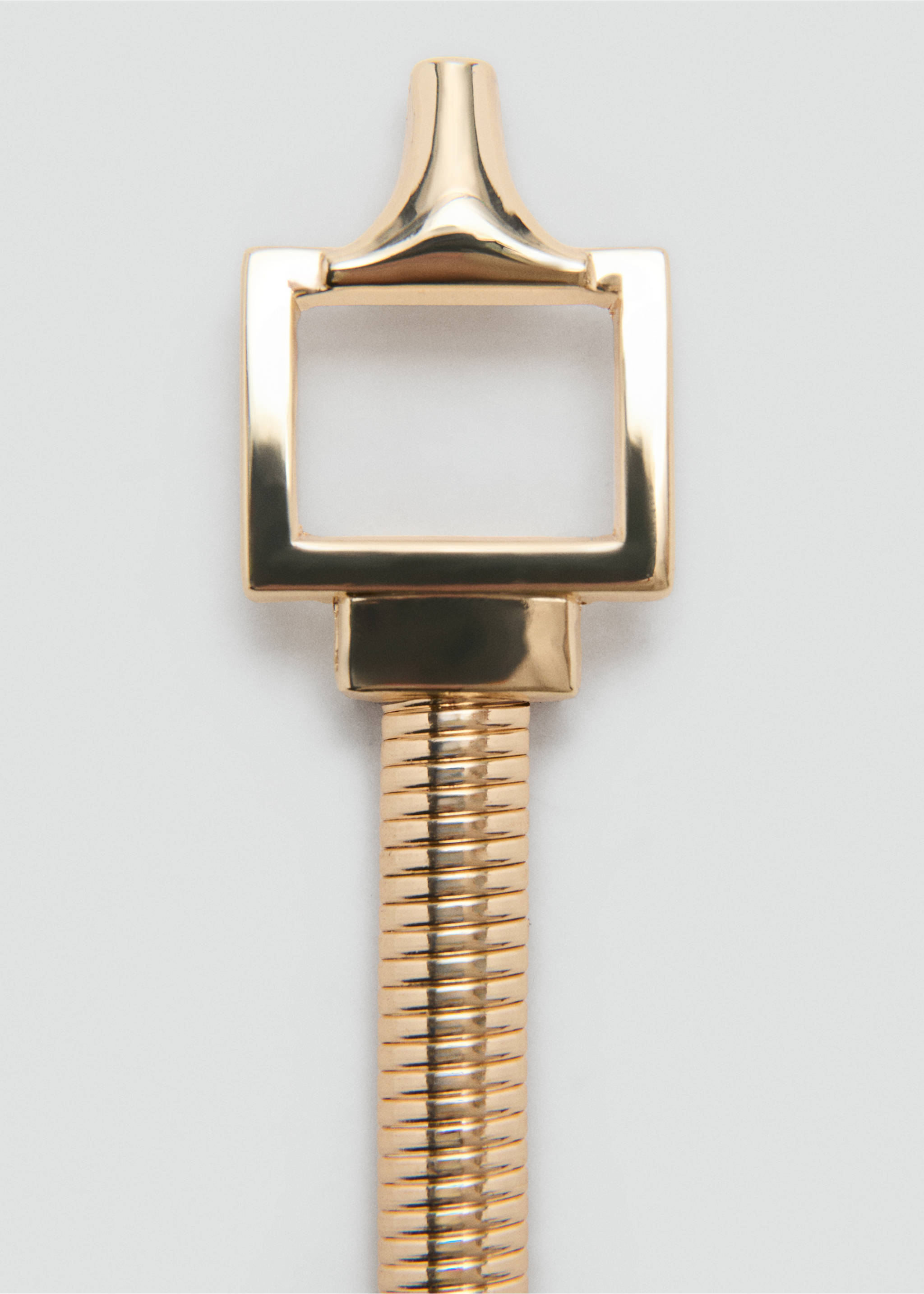Chain belt buckle - Details of the article 1, Gold. Ref: 37024425-00.