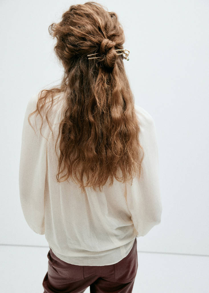 Beaded hair barrette - thumbnail 4