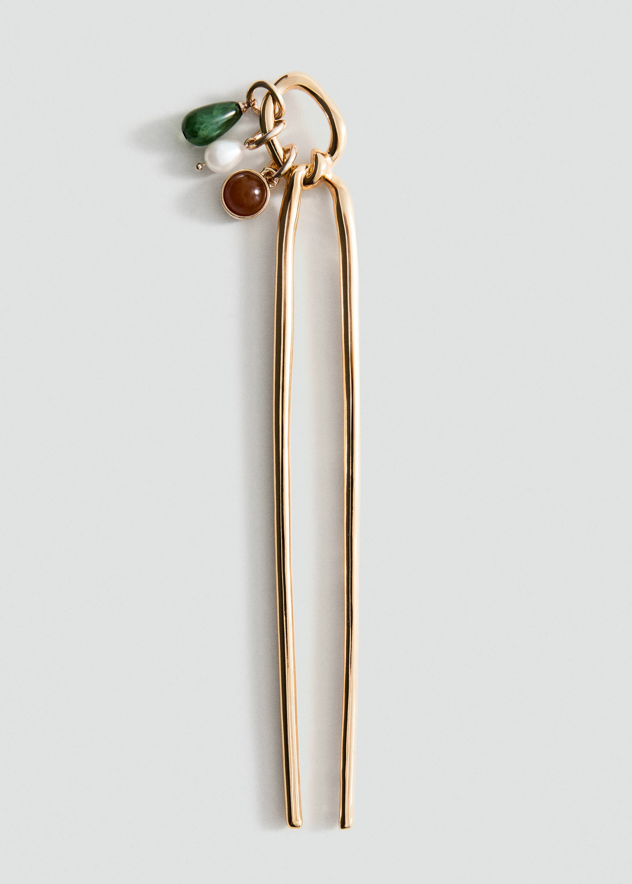 Beaded hair barrette - Article without model