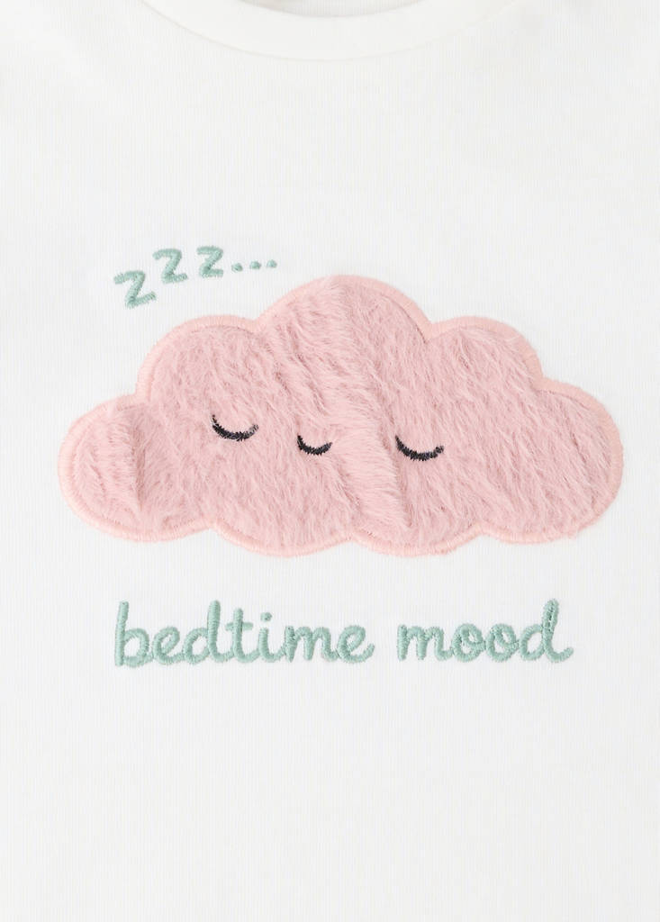 Full cloud cotton pyjama set — Off White