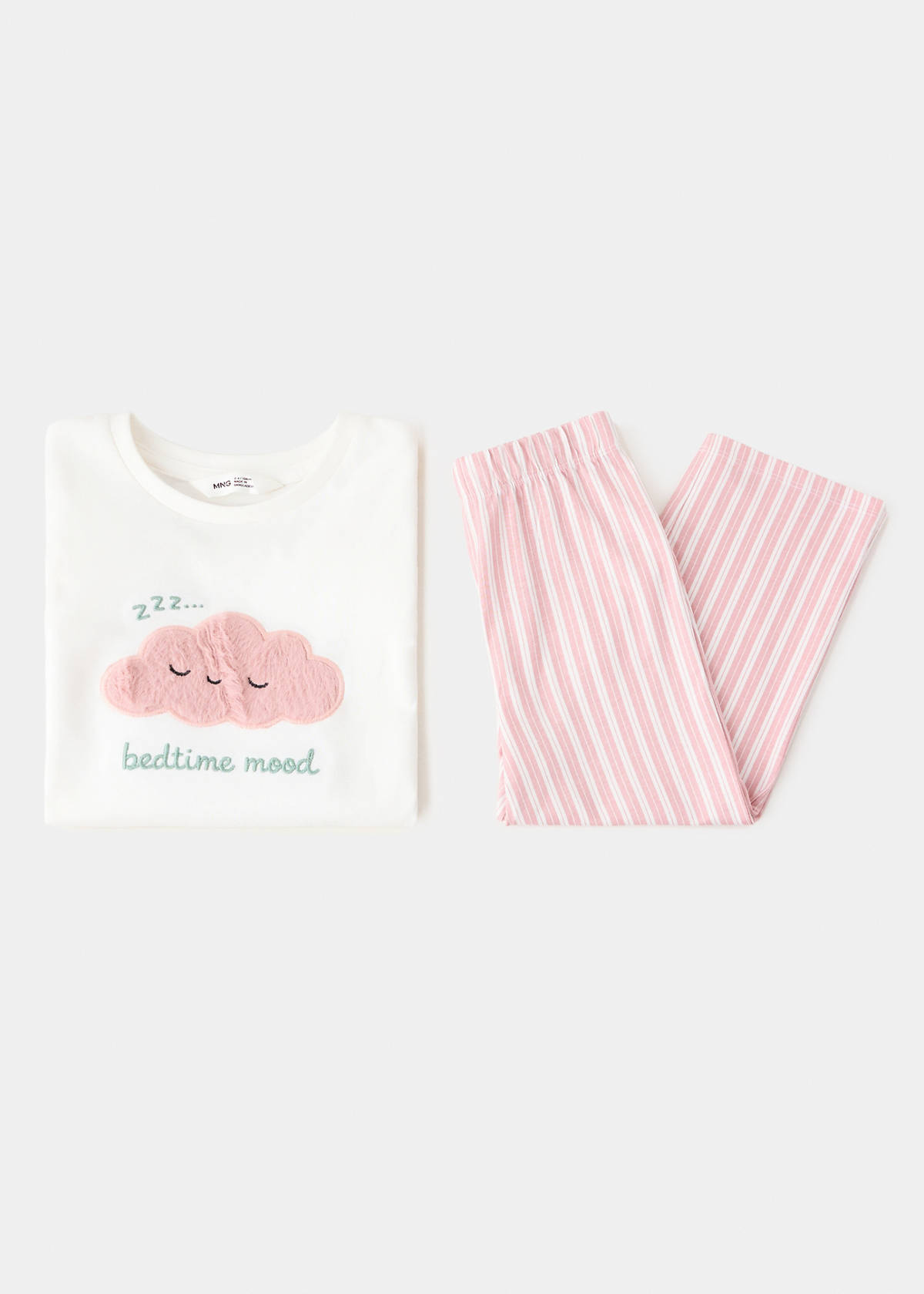 Full cloud cotton pyjama set — Off White