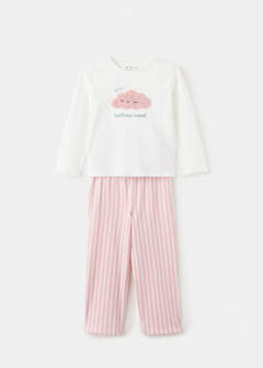 Full cloud cotton pyjama set — Off White 1