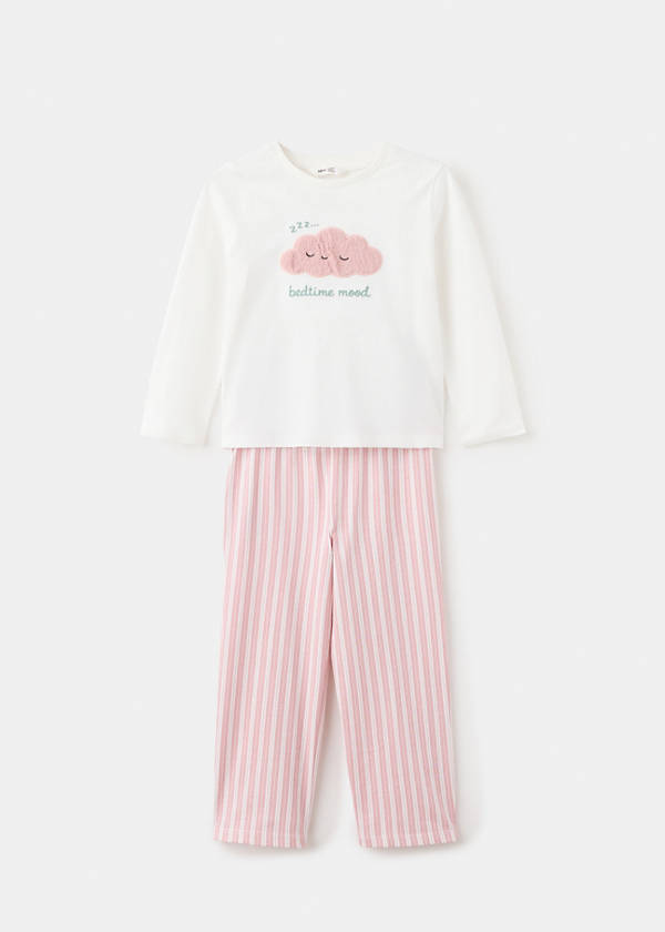 Full cloud cotton pyjama set — Off White