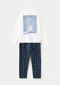 Full cotton rocket pyjama set — Off White 3
