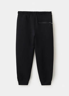 Cotton jogger-style trousers — Black 3