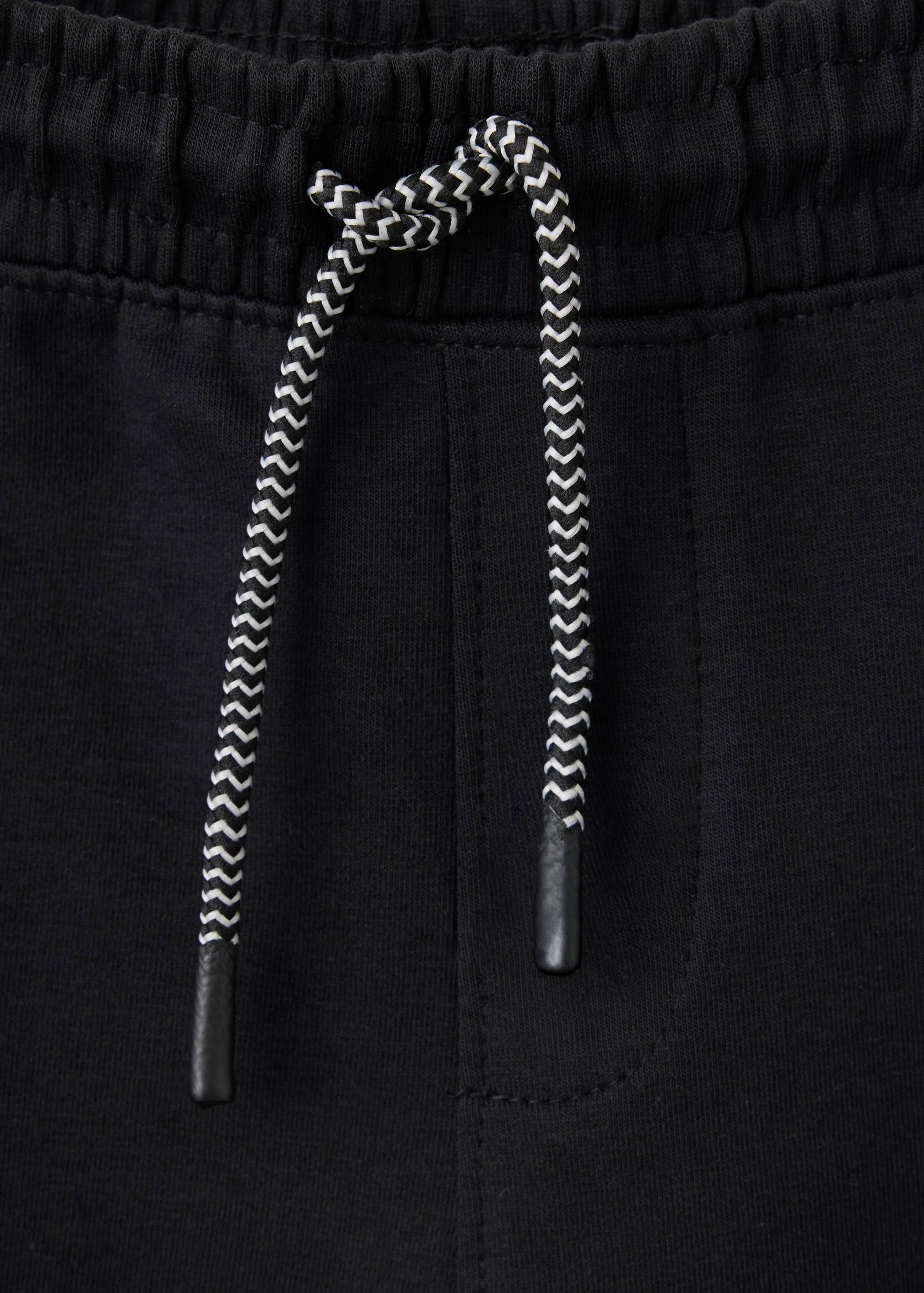 Cotton jogger-style trousers - Details of the article 8