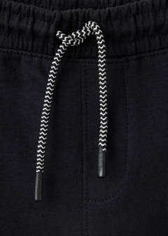 Cotton jogger-style trousers — Black 2