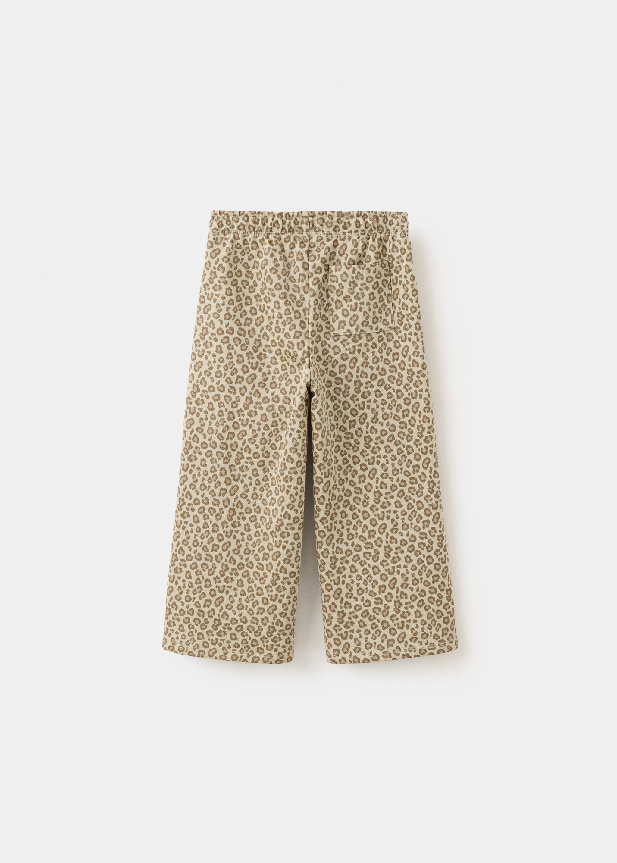 Animal print jogger trousers - Reverse of the article