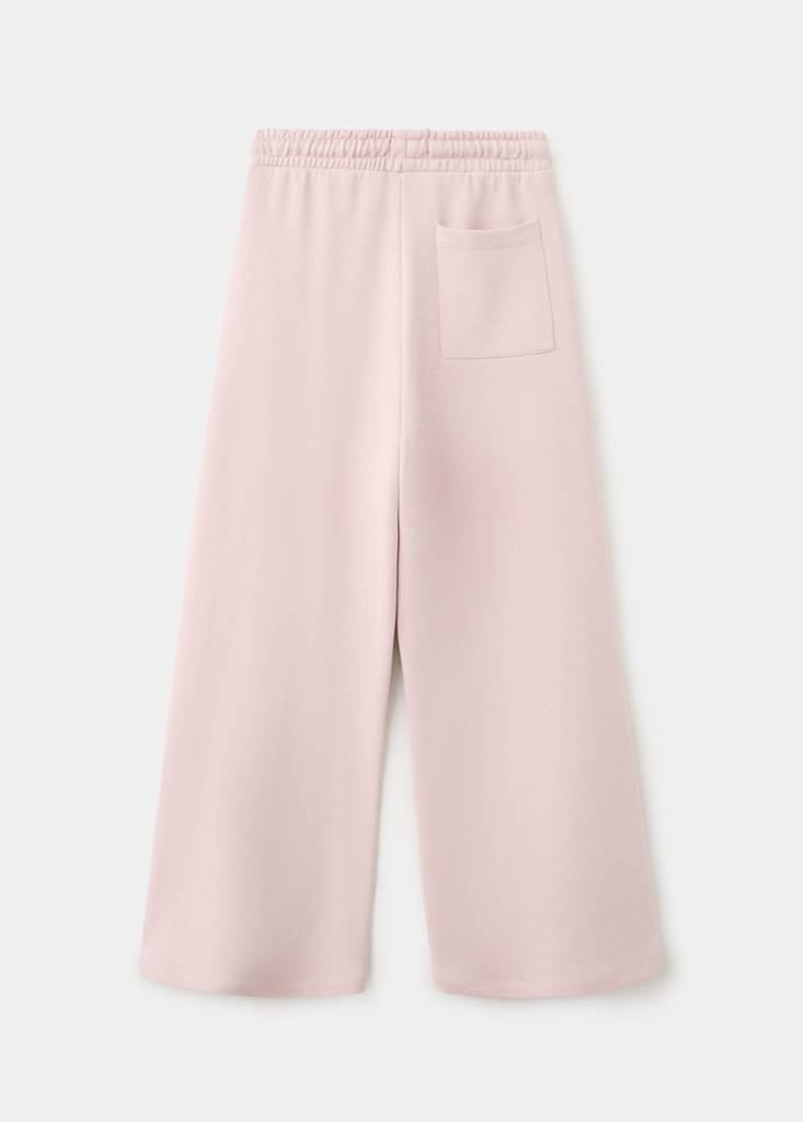 Wide leg jogger trousers — Pink