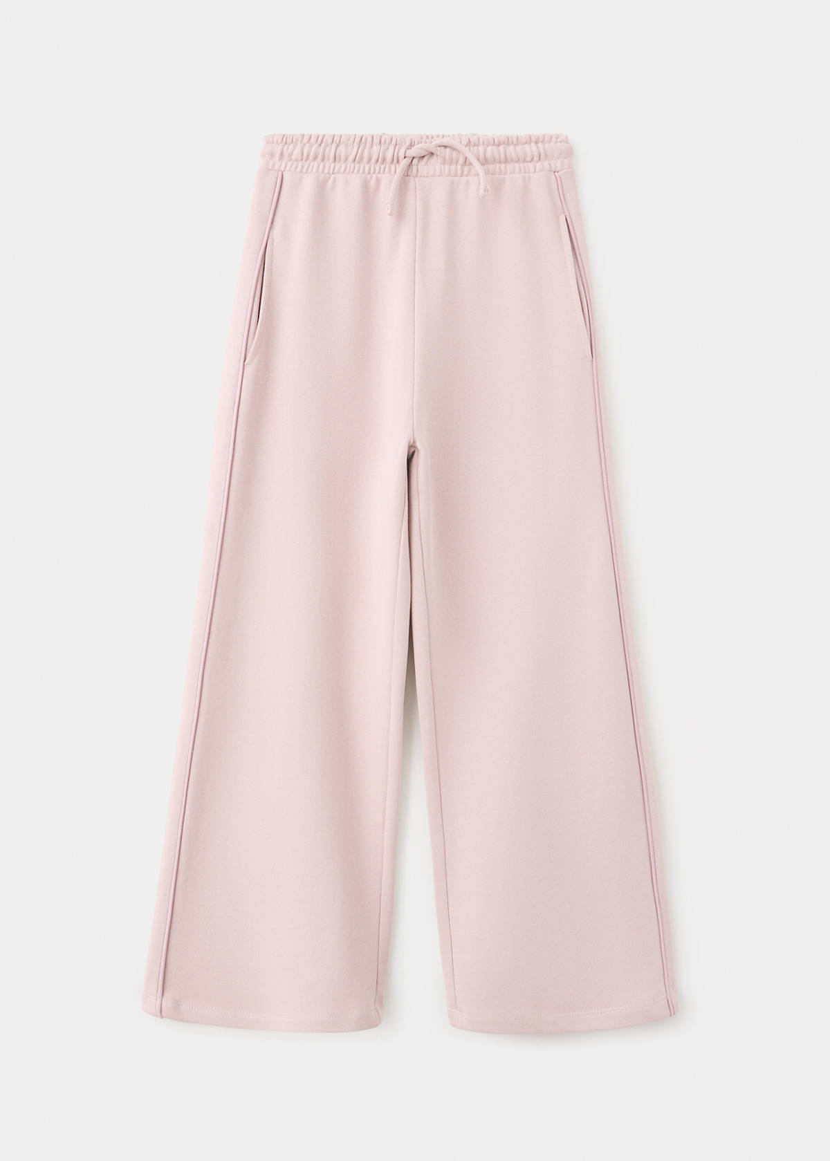 Wide leg jogger trousers — Pink