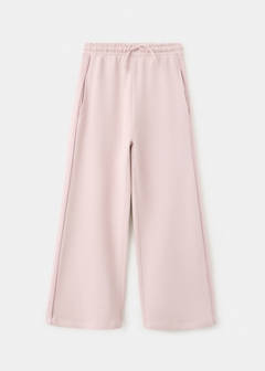 Wide leg jogger trousers — Pink 1