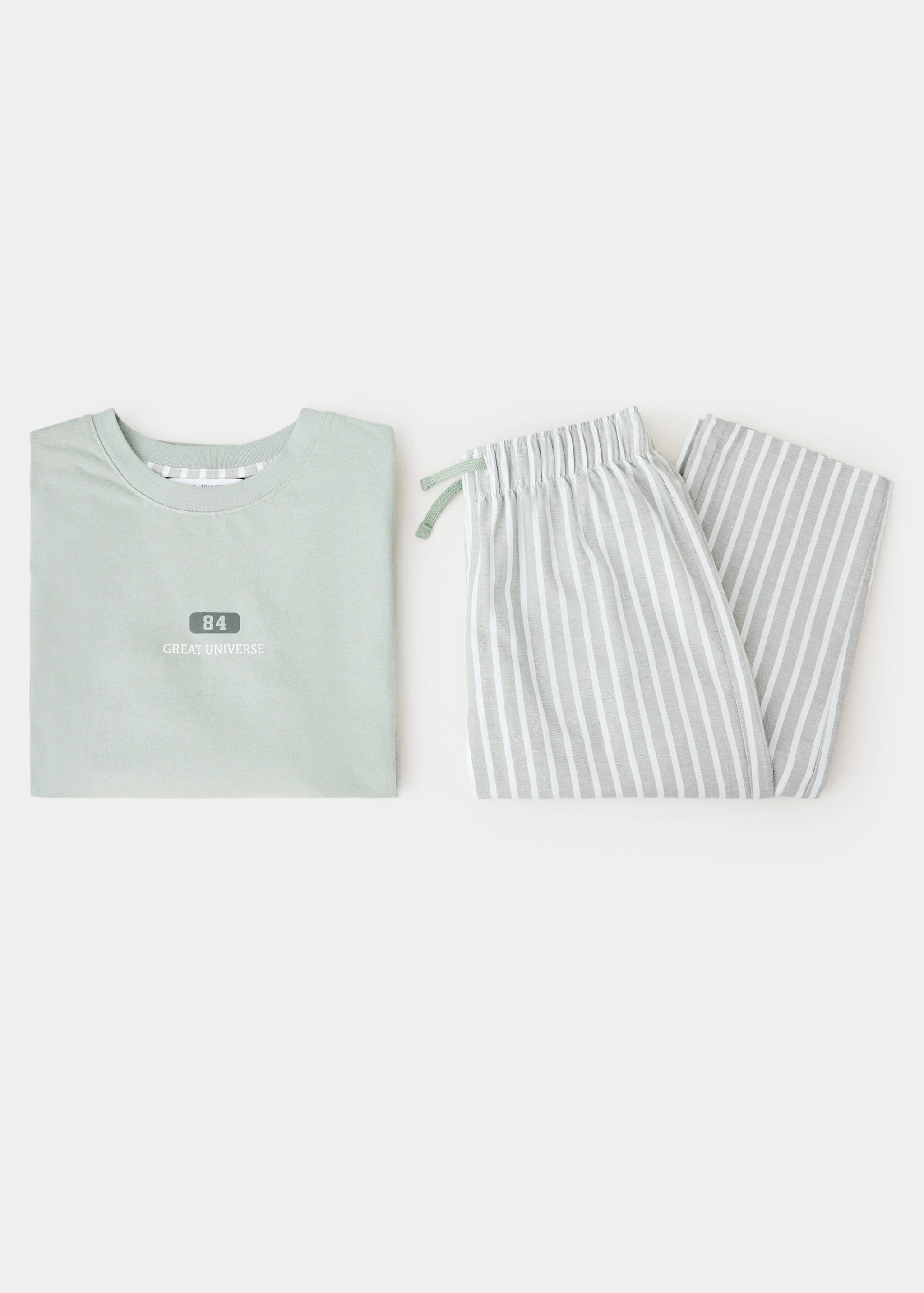 Full printed cotton pyjamas set - Details of the article 8