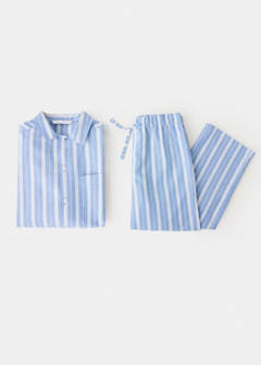 Striped pyjama set — Blue 2