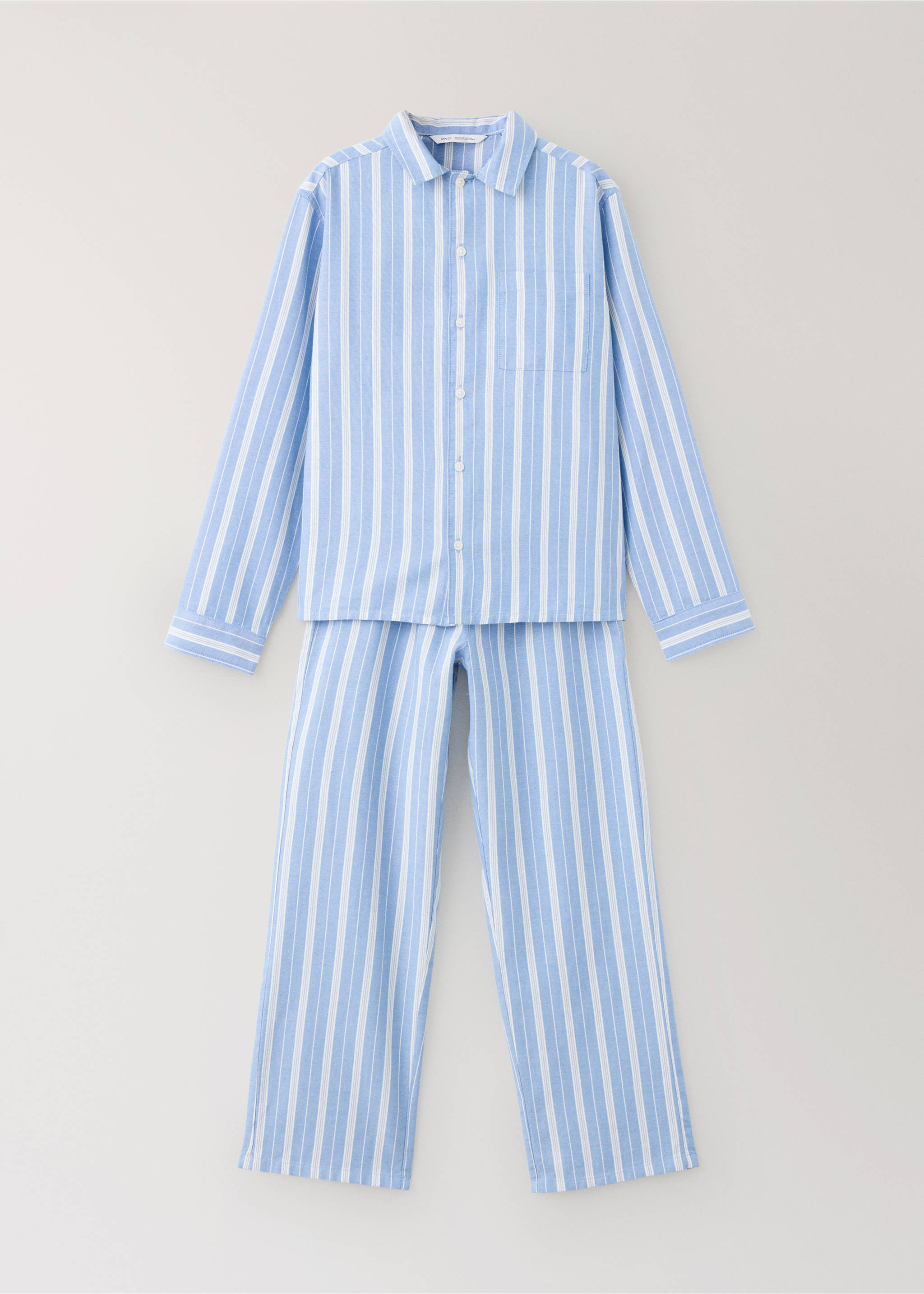 Striped pyjama set - Article without model, Blue. Ref: 37024436-00.