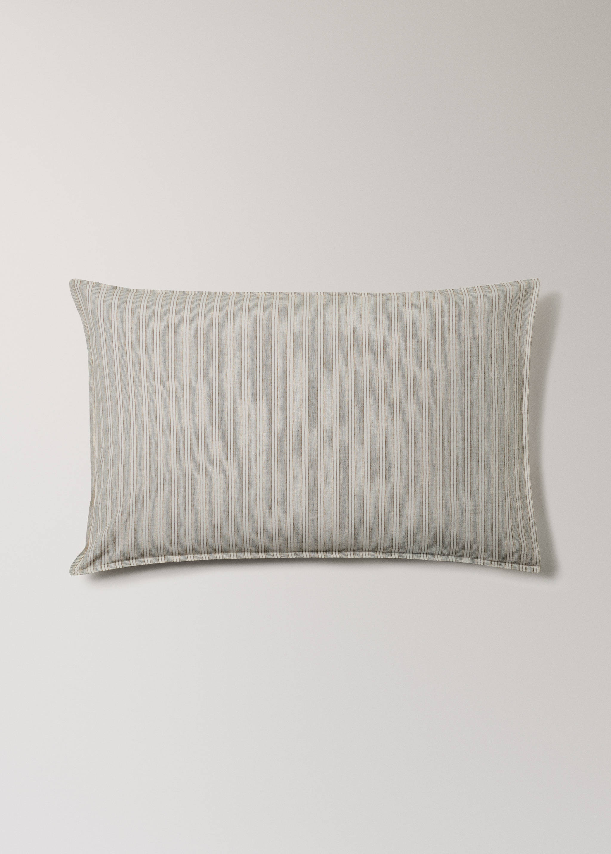 Kissenbezug aus Leinen und Baumwolle, gestreift, 50 x 75 cm - Artikel ohne Model