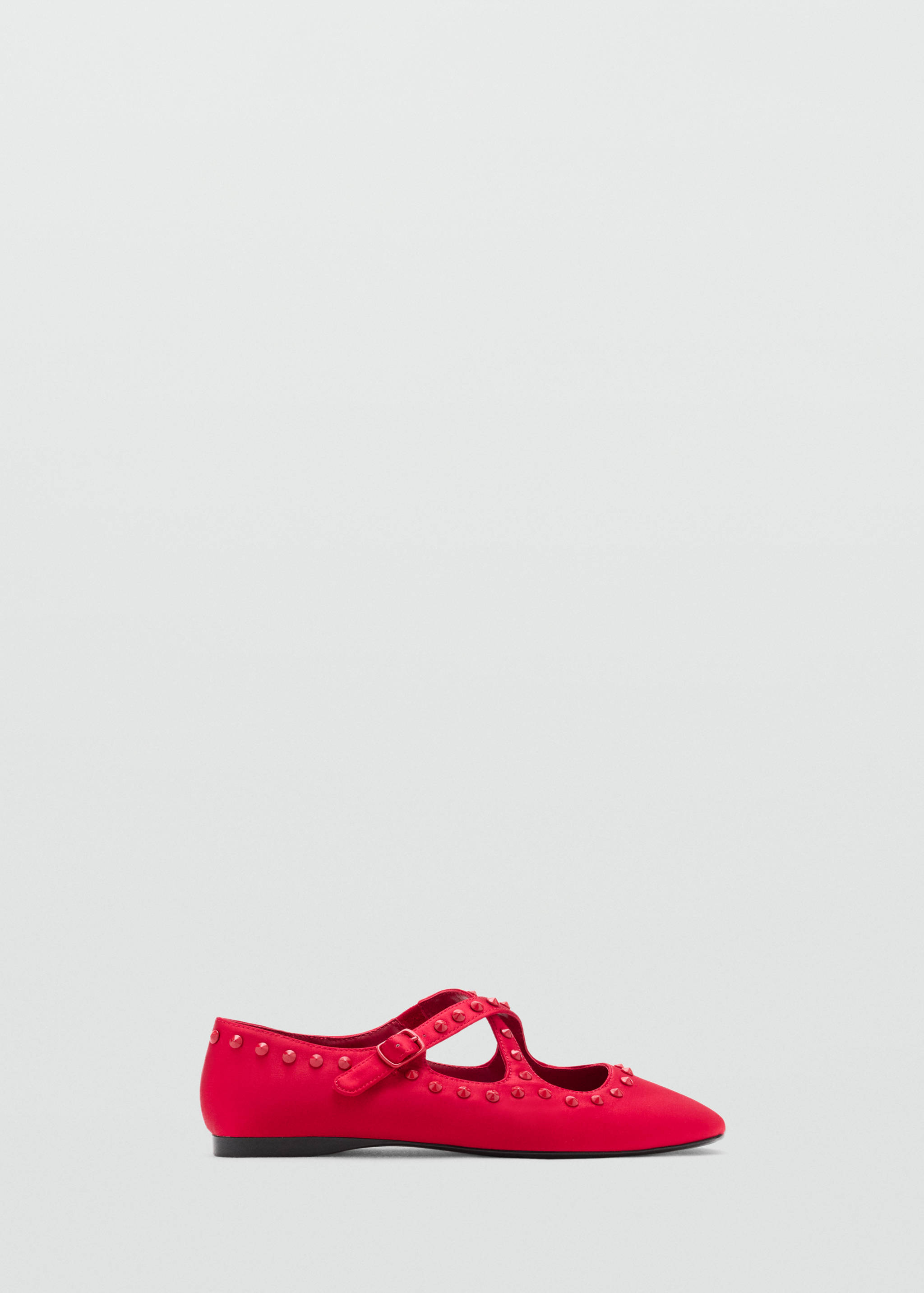 Satin studded ballerinas - Article without model