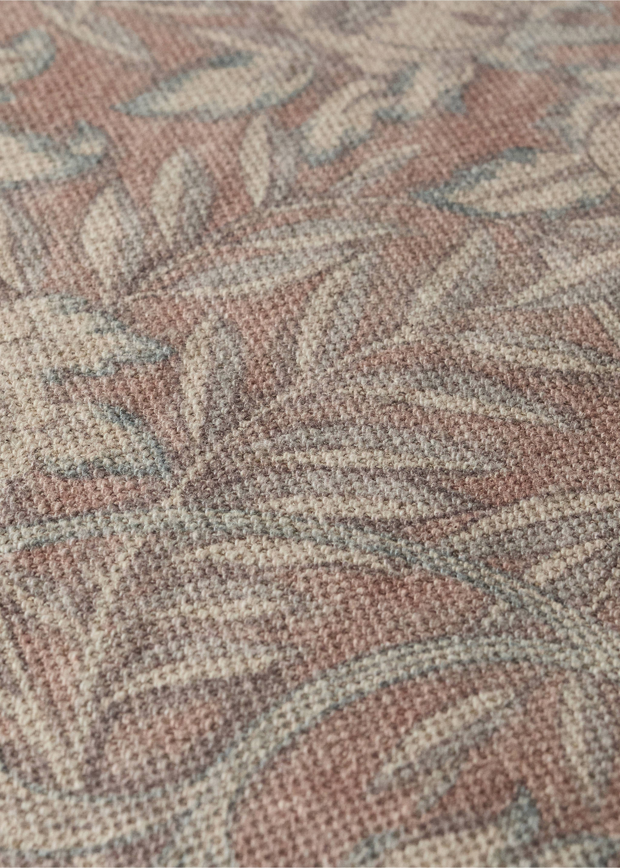 Housse de coussin pour lit en coton et lin 50×50 cm - Détail de l'article 3, Rose. Ref: 37024445-00.