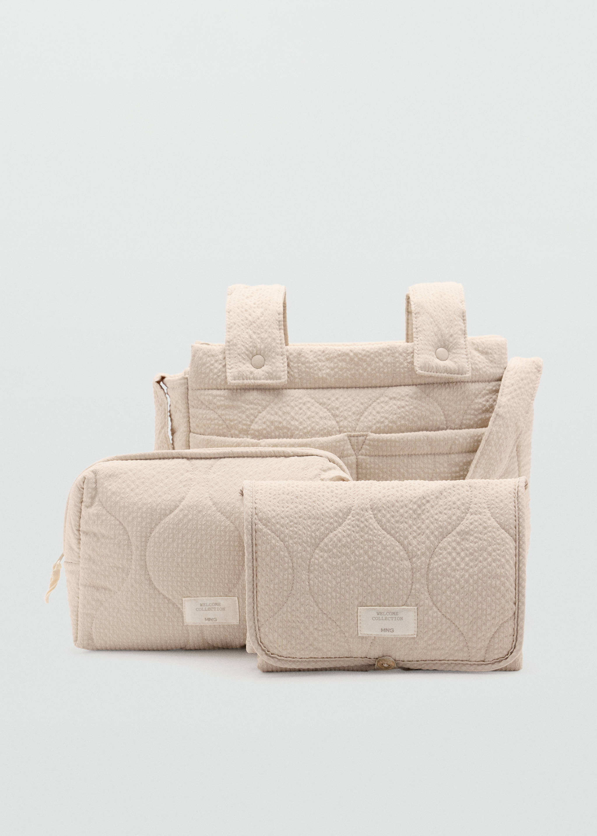 Trousse de toilette avec coutures décoratives - Détail de l'article 3
