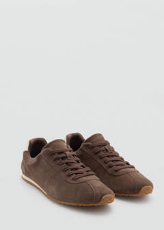 Lace-up leather sneakers — Chocolate 2