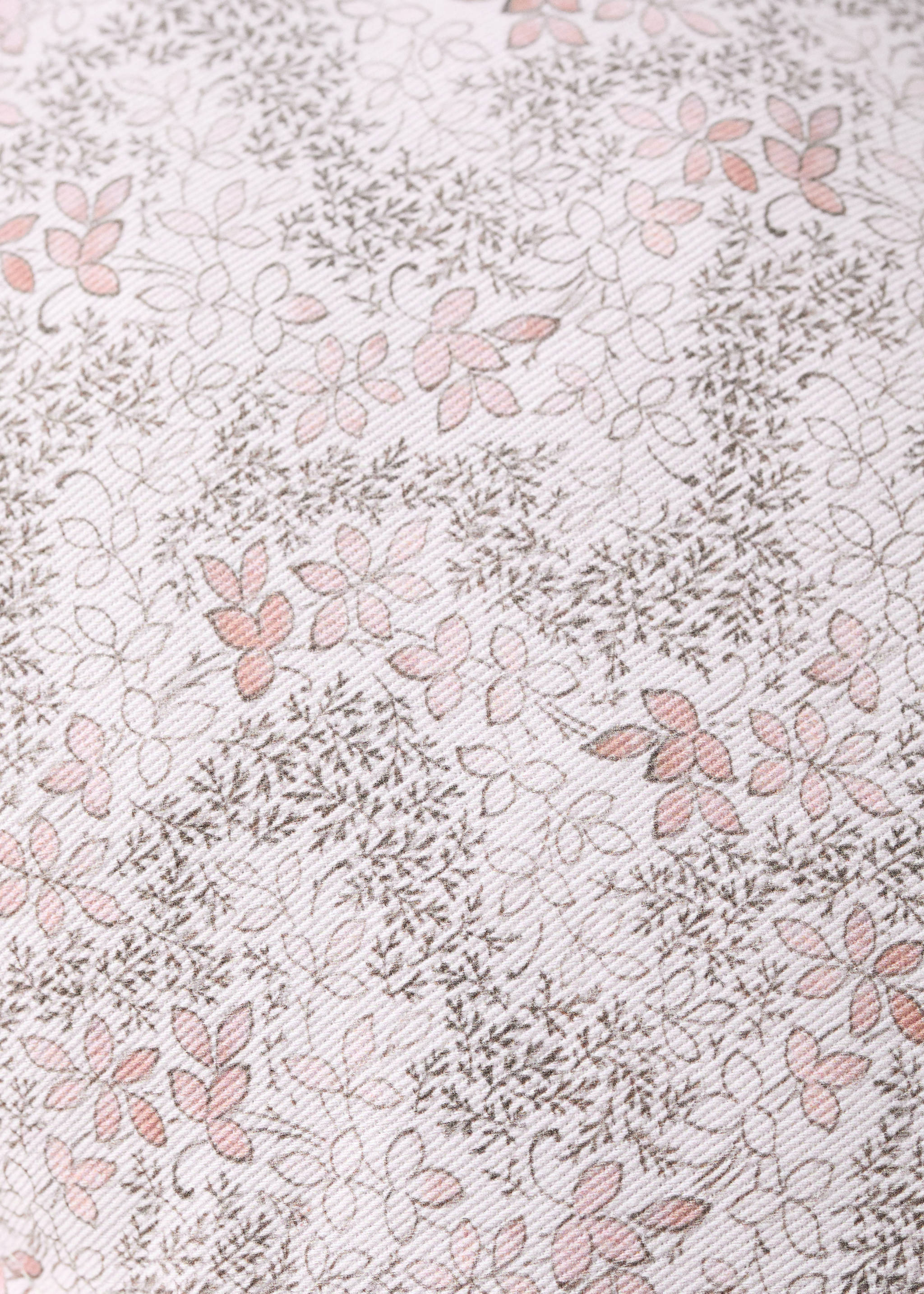 Cojín algodón canvas corazón estampado - Detalle del artículo 2