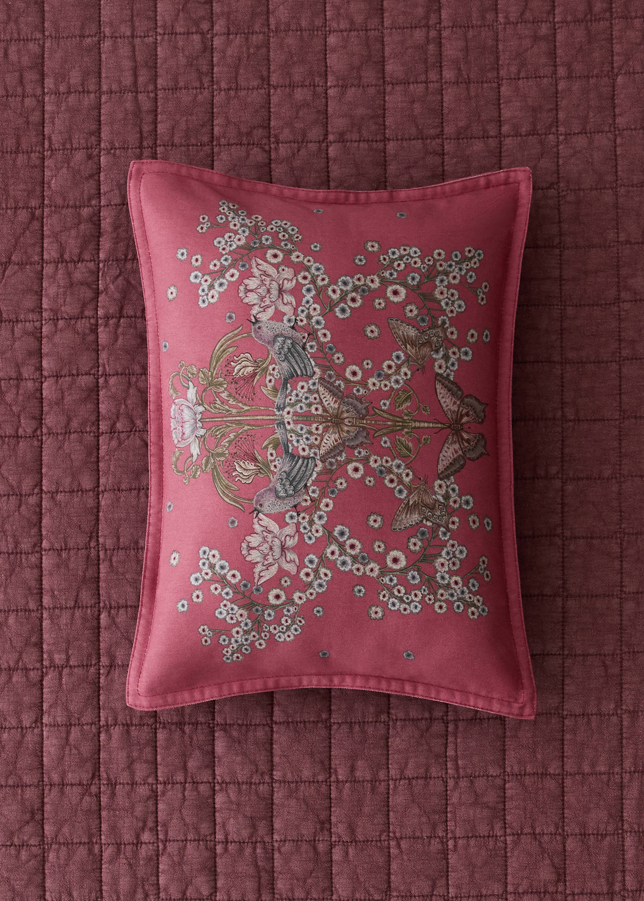 Floral print cushion cover 30x40 cm - General plane
